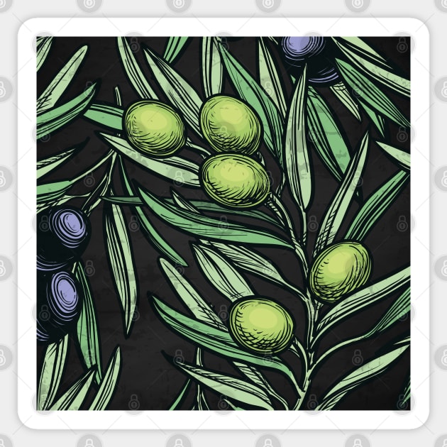 Olives blackboard Sticker by GreekTavern